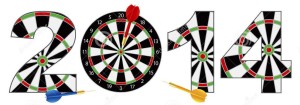 2014-new-year-dartboard-darts-illustration-28628609